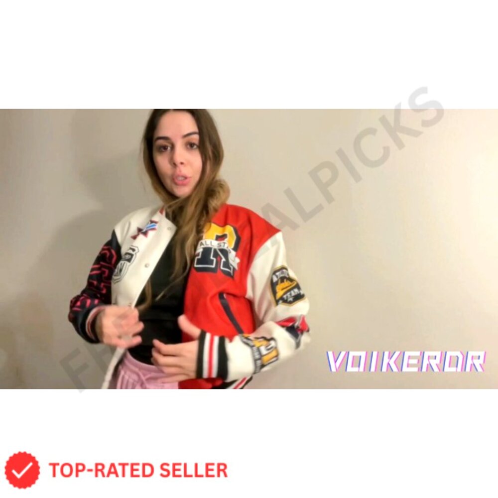 Varsity Jacket Button Down Shirt Lightweight Wind… - image 4